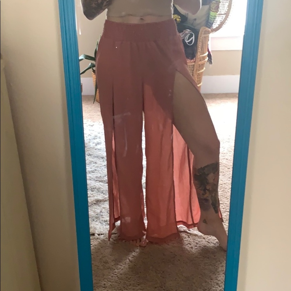 Sheer beach pants